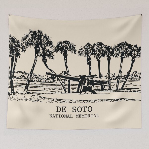 Item preview, De Soto National Memorial designed and sold by Lakeric Cityscapes.