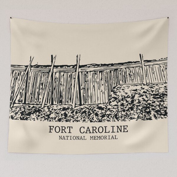 Item preview, Fort Caroline National Monument designed and sold by Lakeric Cityscapes.