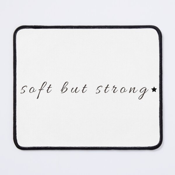 Item preview, Soft But Strong Script Quote – Minimal Aesthetic Typography Design designed and sold by glowtrendz.