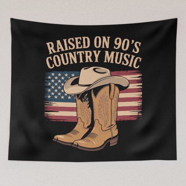 Item preview, 90_s Country Music Us Flag designed and sold by bongsentrang.
