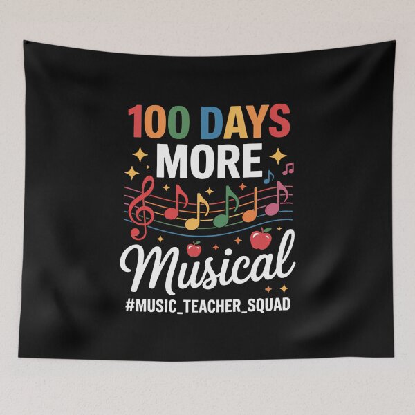 Item preview, 100 Days Musical Music Teacher Squad 100th Day School designed and sold by bongsentrang.