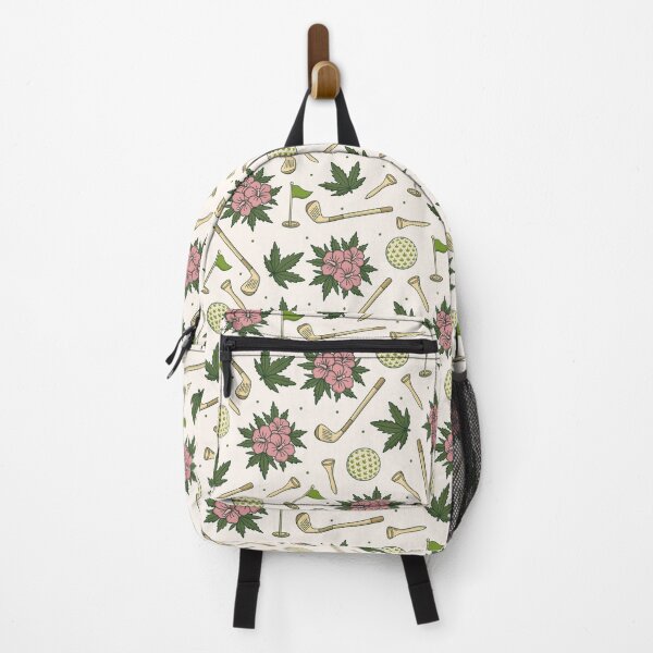 Item preview, Cannabis & Azalea Floral Golf Pattern – Modern Botanical Green Aesthetic designed and sold by Retro Street Studios.