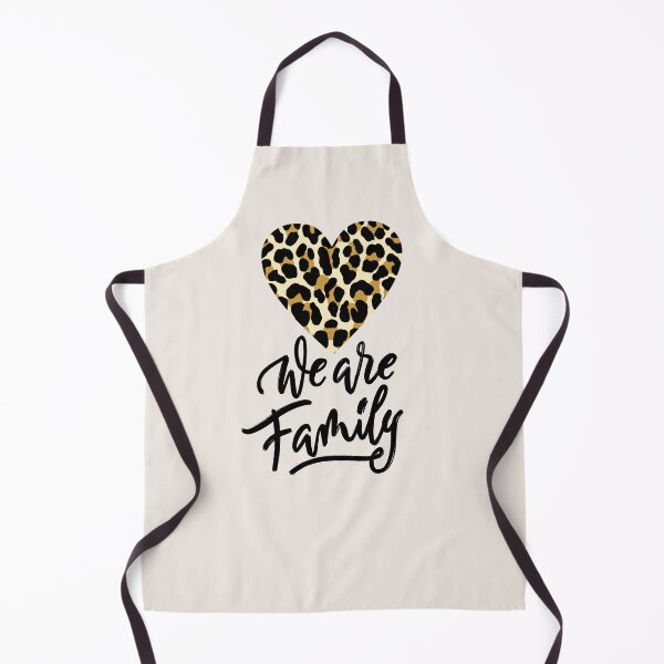 Item preview, We are family. With Heart. Leopard print designed and sold by Sandra Brezina.