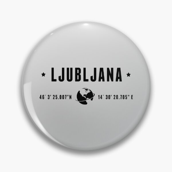 Item preview, Ljubljana GPS Coordinates - Slovenia Central Europe designed and sold by capricedefille.