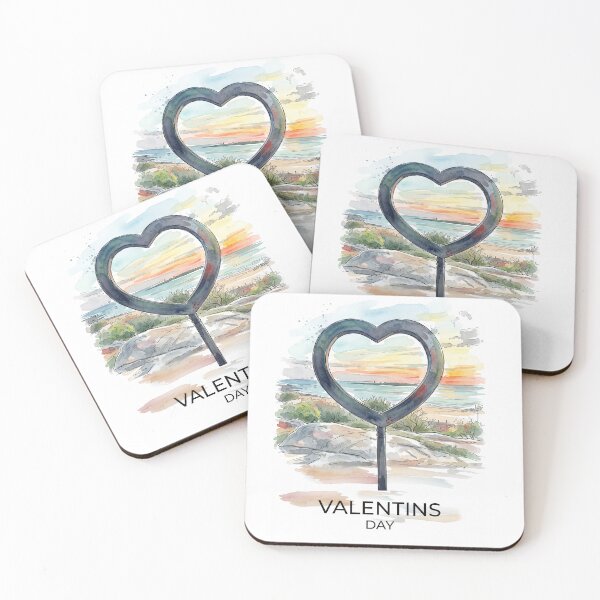 Item preview, Heart Shaped Horizon with text designed and sold by clausbjoern.