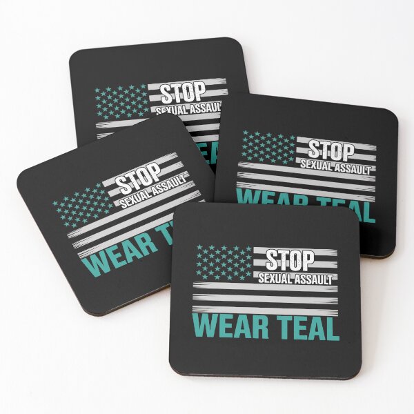 Item preview, Sexual Assault Awareness Teal Ribbon Women Harassment 2 designed and sold by bongsentrang.
