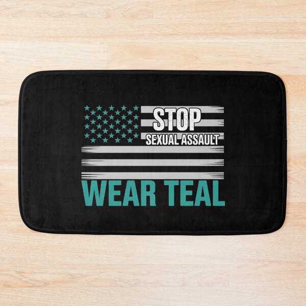 Item preview, Sexual Assault Awareness Teal Ribbon Women Harassment 2 designed and sold by bongsentrang.