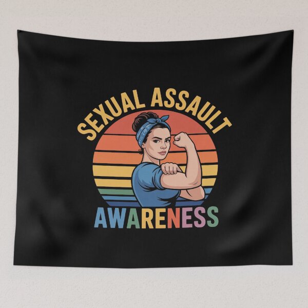 Item preview, In April We Wear Teal Sexual Assault Awareness designed and sold by bongsentrang.