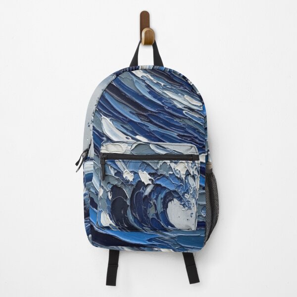 Item preview, Impasto-Style Digital Art: Hokusai Wave Impasto designed and sold by EEpression.