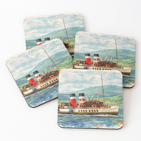 Item preview, The Waverley Paddle Steamer Watercolour  designed and sold by davidelder.