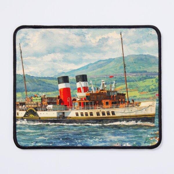 Item preview, The Waverley Paddle Steamer Watercolour  designed and sold by davidelder.