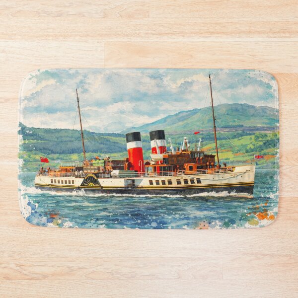 Item preview, The Waverley Paddle Steamer Watercolour  designed and sold by davidelder.