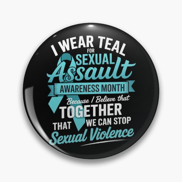 Item preview, I Wear Teal For Sexual Assault Awareness Month designed and sold by bongsentrang.