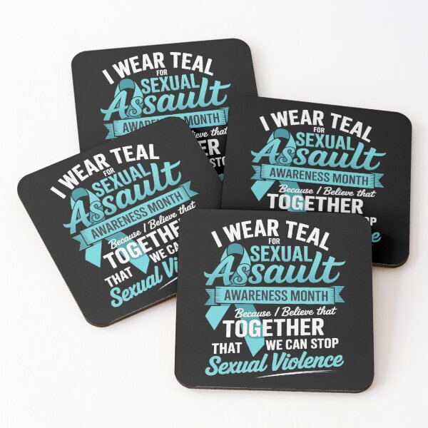 Item preview, I Wear Teal For Sexual Assault Awareness Month designed and sold by bongsentrang.