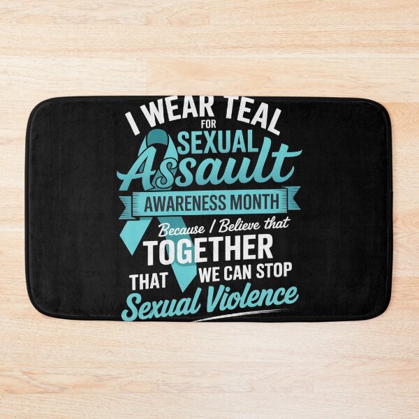 Item preview, I Wear Teal For Sexual Assault Awareness Month designed and sold by bongsentrang.