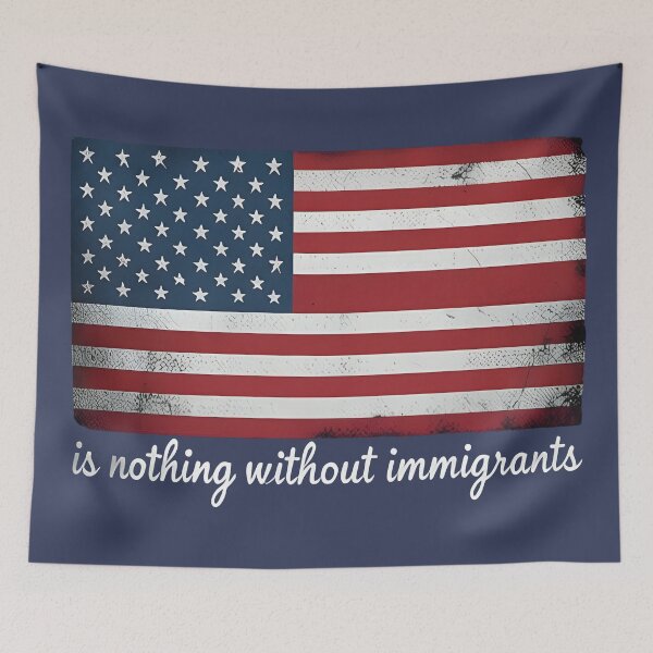 Item preview, anti ice America is nothing without immigrants designed and sold by Uglyandcute.
