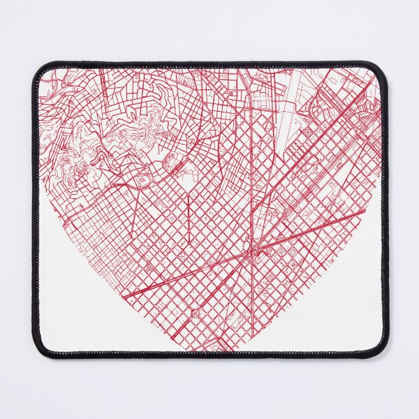 Item preview, Barcelona Spain poster map designed and sold by DopamineDr0p.