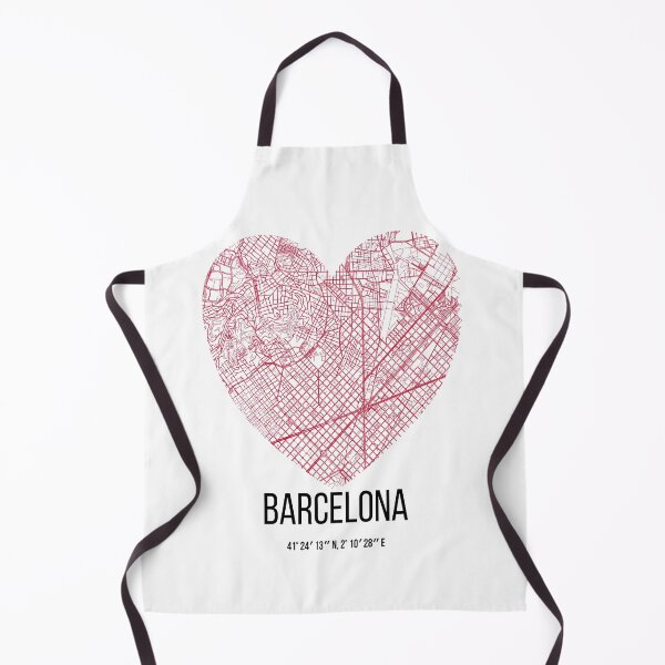 Item preview, Barcelona Spain poster map designed and sold by DopamineDr0p.