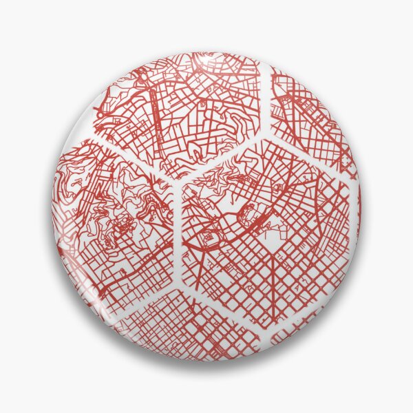 Item preview, Barcelona Spain poster map2 designed and sold by DopamineDr0p.