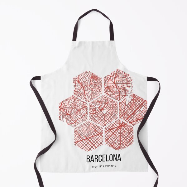 Item preview, Barcelona Spain poster map2 designed and sold by DopamineDr0p.