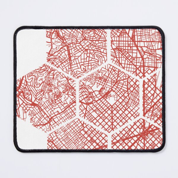 Item preview, Barcelona Spain poster map2 designed and sold by DopamineDr0p.