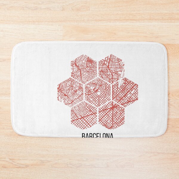 Item preview, Barcelona Spain poster map2 designed and sold by DopamineDr0p.