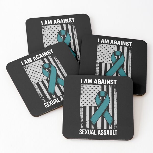 Item preview, Against Sexual Assault, American Flag designed and sold by SyncSusscess.