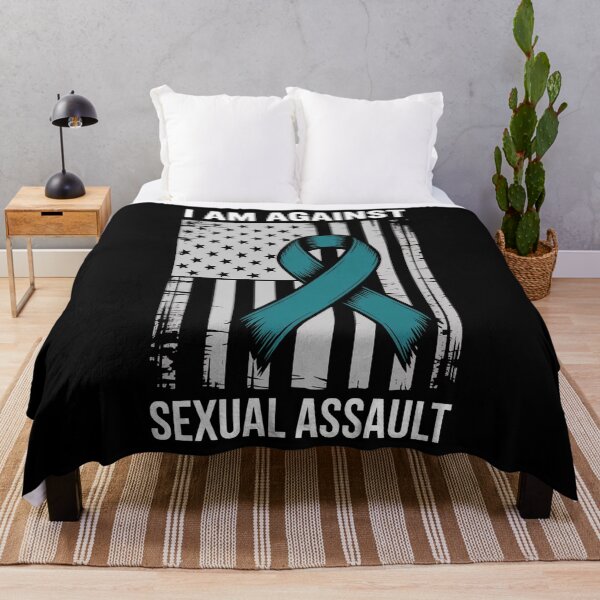 Item preview, Against Sexual Assault, American Flag designed and sold by SyncSusscess.