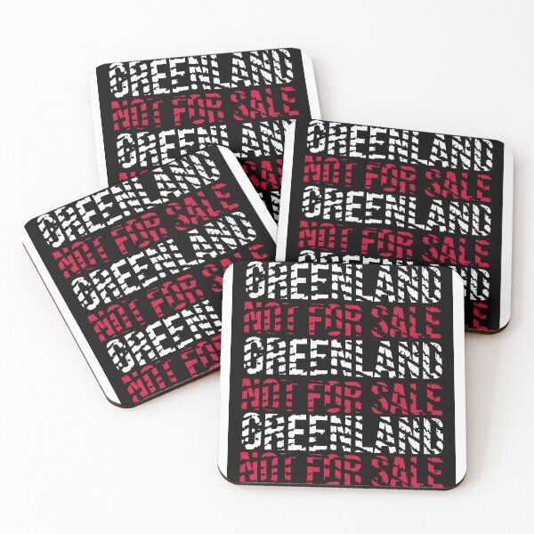 Item preview, Greenland Not for Sale – Bold Political Statement Typography Art designed and sold by ArtsyExplorer.