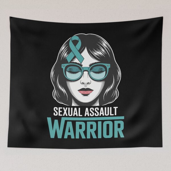 Item preview, Sexual Assault Warrior Messy Bun Sexual Assault Awareness designed and sold by SyncSusscess.