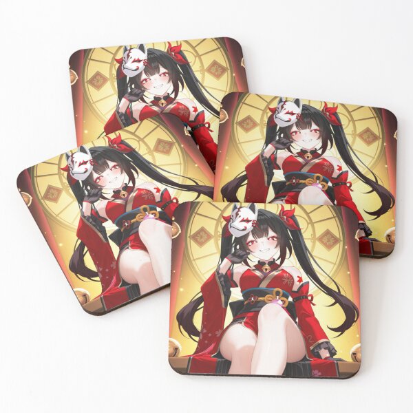 Item preview, Honkai Star Rail Sparkle - Kitsune Shrine Maiden Cherry Blossom Fox Dancer (2) designed and sold by AiDigitalSanctum.