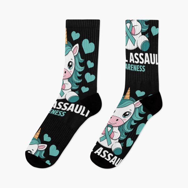 Item preview, Sexual Assault Awareness Month Teal Ribbon Unicorn designed and sold by SyncSusscess.