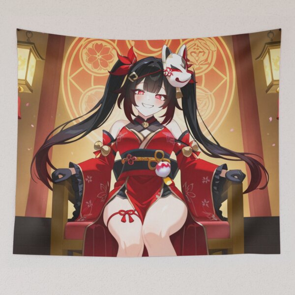 Item preview, Honkai Star Rail Sparkle - Kitsune Shrine Maiden Cherry Blossom Fox Dancer (4) designed and sold by AiDigitalSanctum.