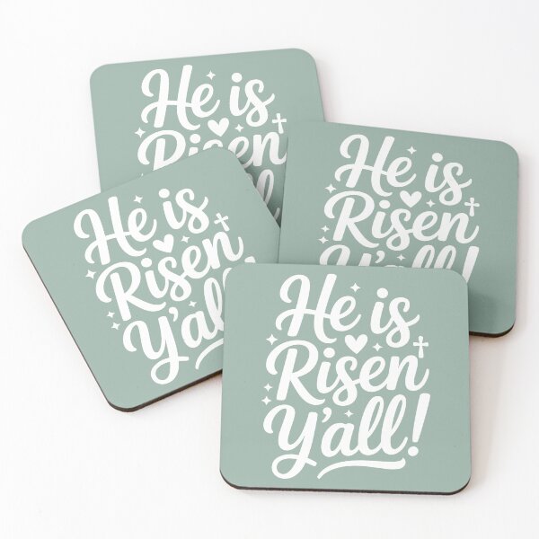 Item preview, He is Risen Easter Floral Gift for Christians Funny Gift Resurrection Day designed and sold by Anemon-Design.