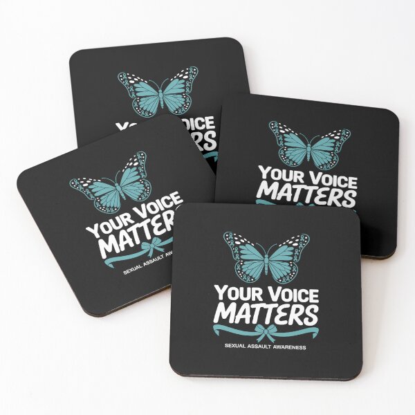 Item preview, Your Voice Matters Sexual Assault Awareness Butterfly Ribbon designed and sold by SyncSusscess.