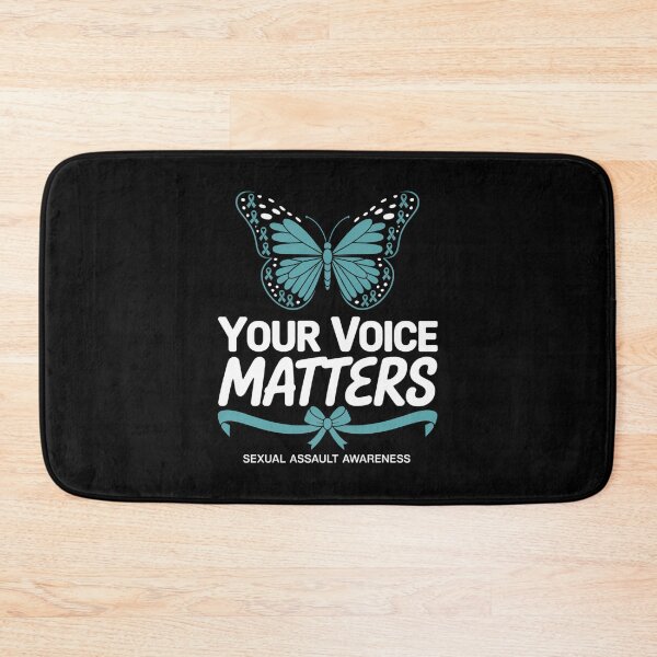 Item preview, Your Voice Matters Sexual Assault Awareness Butterfly Ribbon designed and sold by SyncSusscess.