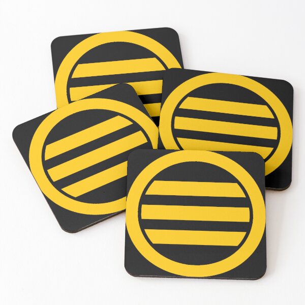 Item preview, Gold Kikkawa Clan Mon with Black Background designed and sold by Mon & Matrix.