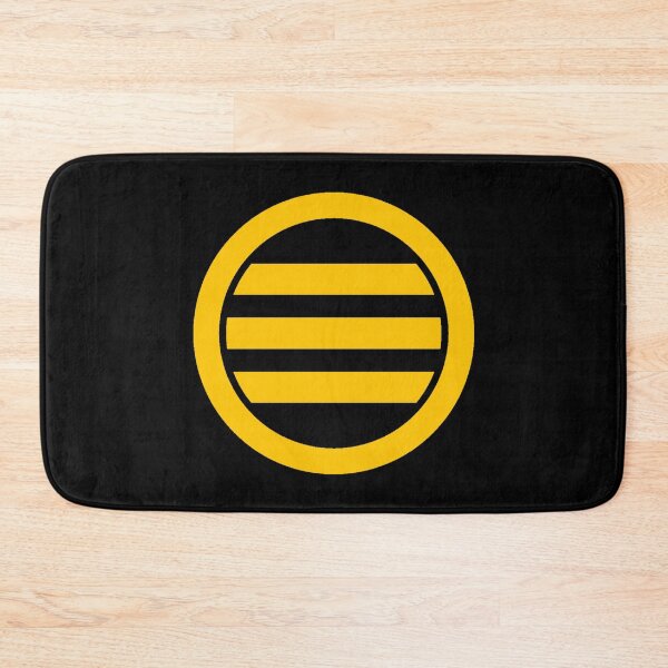 Item preview, Gold Kikkawa Clan Mon with Black Background designed and sold by Mon & Matrix.
