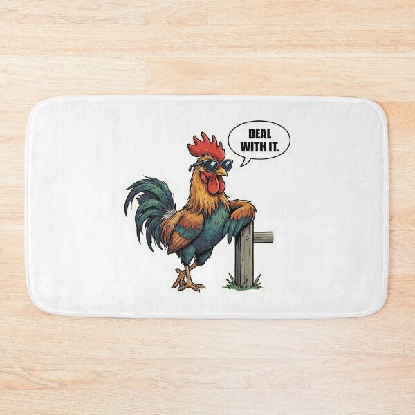 Item preview, Rooster Meme - Deal With It designed and sold by SiksisArt.