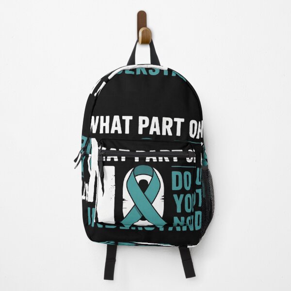 Item preview, What Part Of No Do You Not Understand Teal Ribbon designed and sold by SyncSusscess.