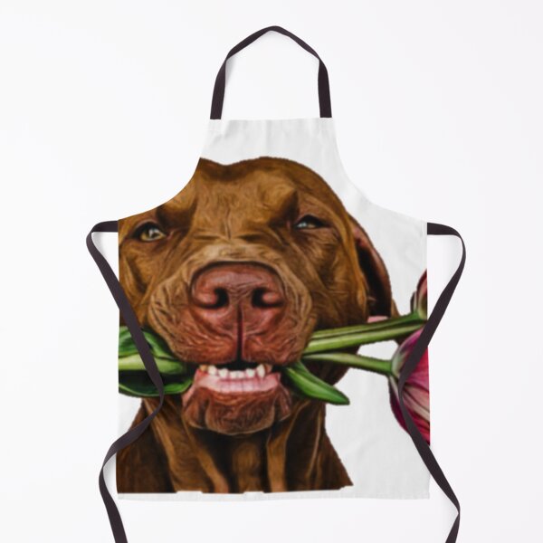 Item preview, The dog holds flowers designed and sold by NoxLand.
