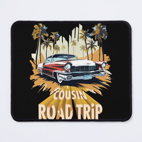 Item preview, Cousin Road Trip T-Shirt | Vintage Car Travel Design for Cousins Vacation designed and sold by PixelWaveBD.