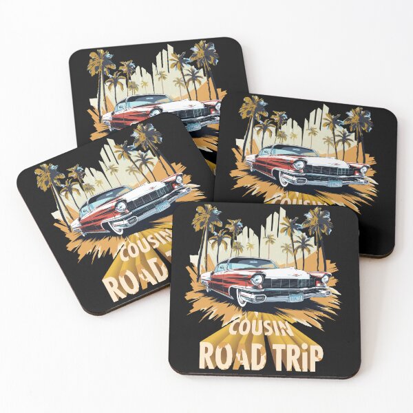 Item preview, Cousin Road Trip T-Shirt | Vintage Car Travel Design for Cousins Vacation designed and sold by PixelWaveBD.