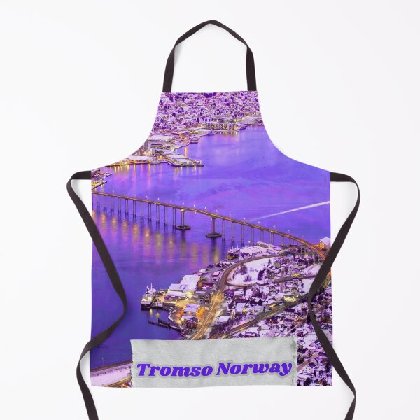 Item preview, Tromso Arctic City Vintage Art designed and sold by Artistshert.