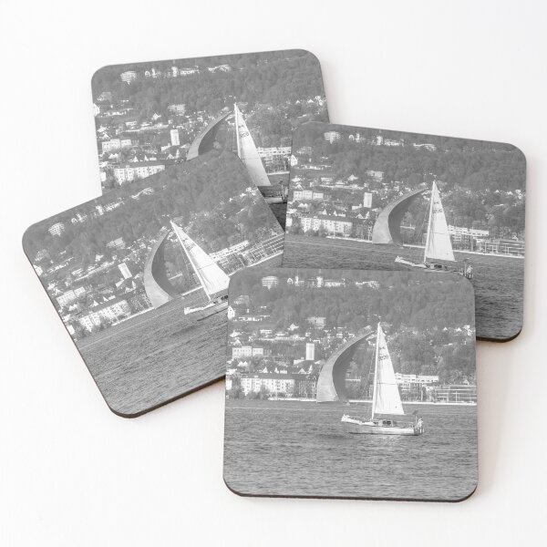Item preview, Sailboat On Serene Lake Zurich designed and sold by Londonimages.