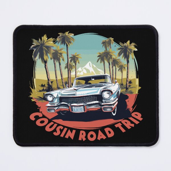 Item preview, Cousin Road Trip T-Shirt | Cousins Travel Adventure Vintage Car Design designed and sold by PixelWaveBD.