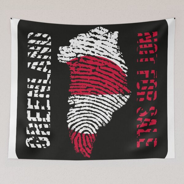 Item preview, Greenland Is Not for Sale – Sovereignty, Freedom, and Resistance Typography Art designed and sold by ArtsyExplorer.