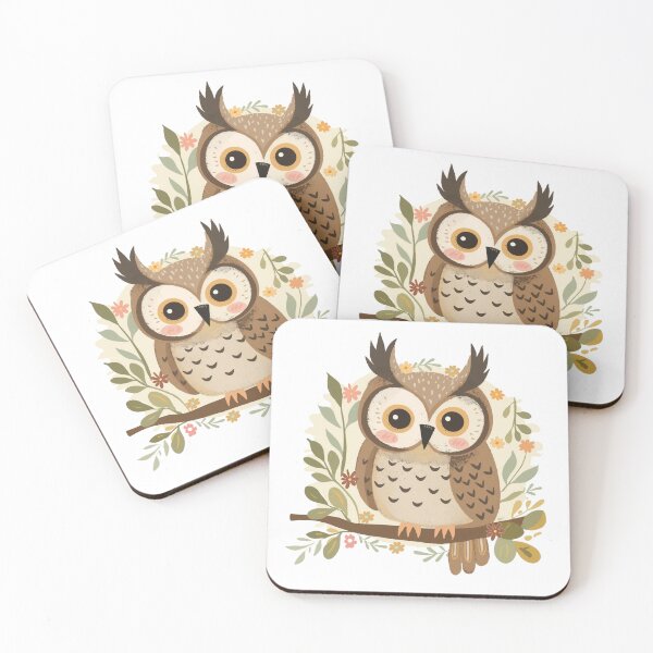 Item preview, Owl Sticker, Forest Animal Magnet designed and sold by colorleafz.
