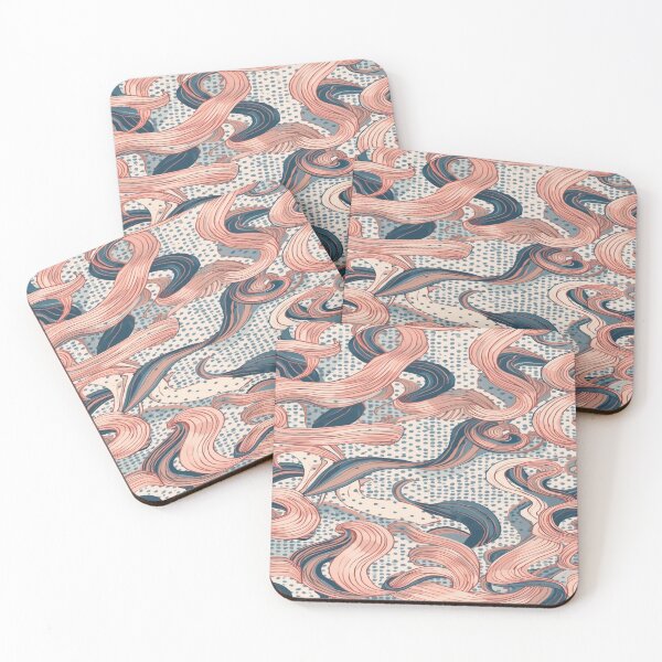 Item preview, Ribbon Pattern iPhone Case with Flowing Lines designed and sold by mari0n980.