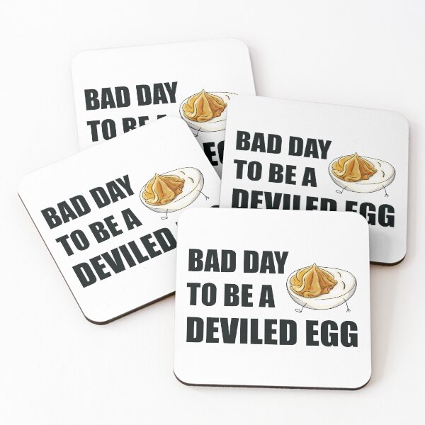 Item preview, Bad Day to Be a Deviled Egg Dark designed and sold by PolaMaku.